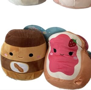 Squishmallows nwt peanut butter and jelly